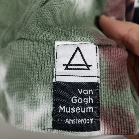 Van Gogh Museum Amsterdam Limited Edition Tie Dye Cotton Hoodie Size Large - Picture 5 of 12